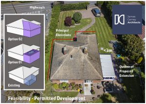 feasibility study for permitted development for a bungalow