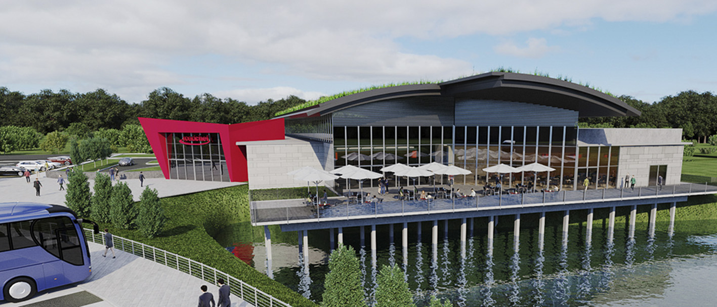 Catterick motorway service area amenity building