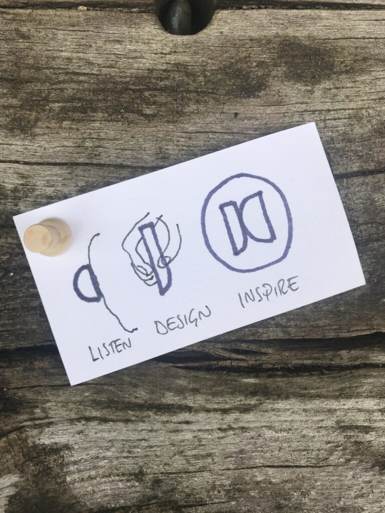 re-brand james carney architects logo sketch
